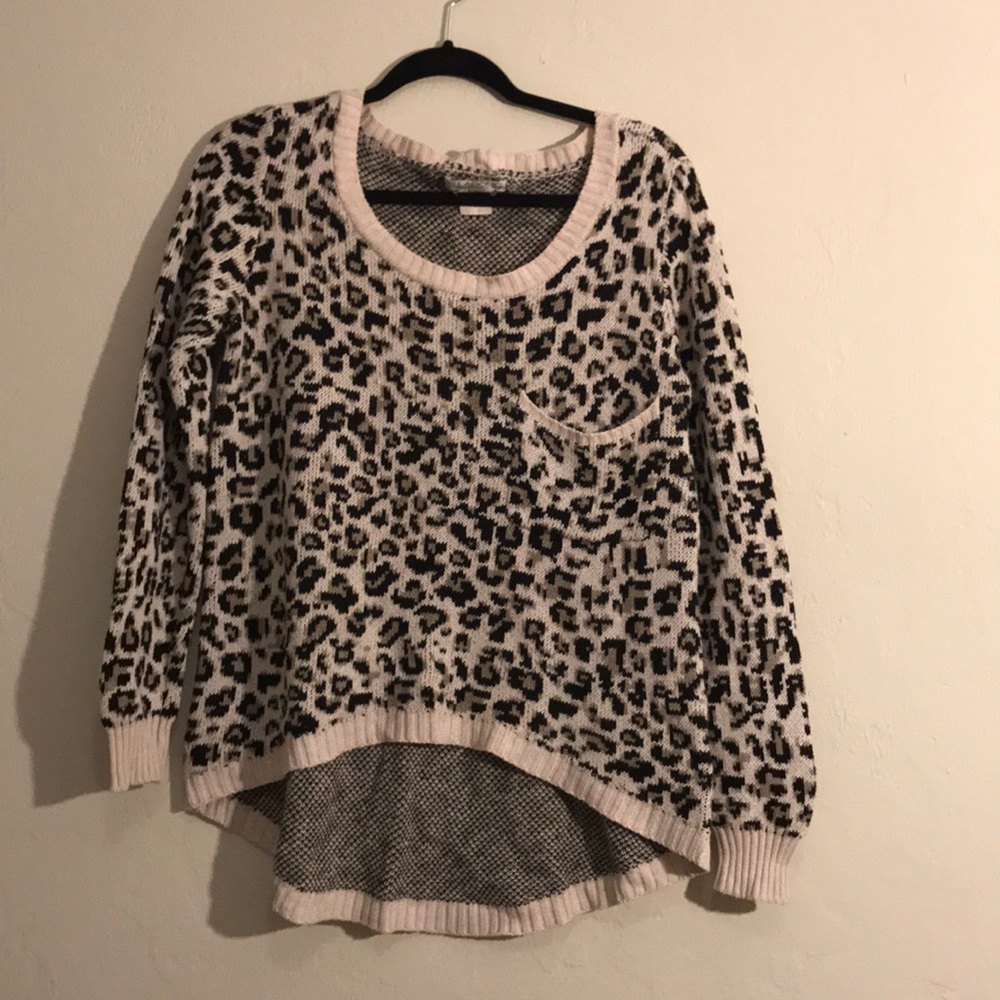 Billabong Leapord High-Low Sweater